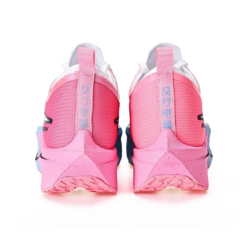 BYLEN Cushioning, Slip Resistant, Rebound Low Top Casual Running Shoes Unisex Pink Luck At The Forehead-5