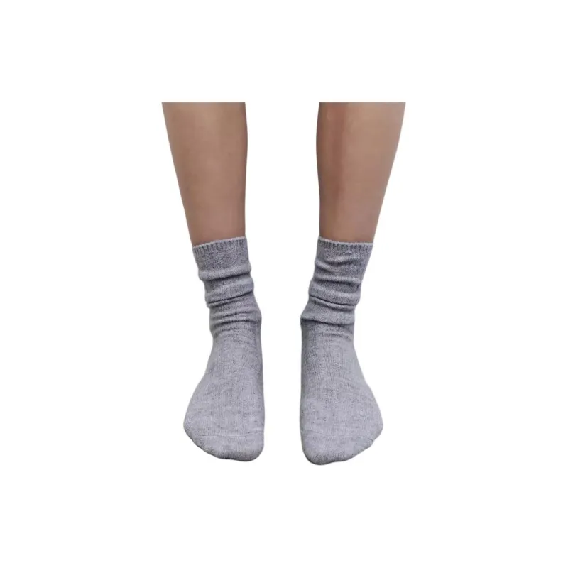 ZARA Knee-High Socks Women's Gray-1