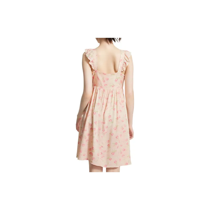 Victoria's Secret PINK Nightgown Women's Rose Pink Print-2