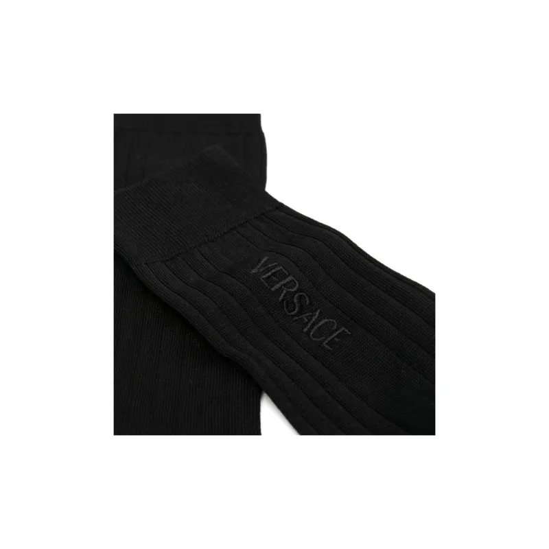 VERSACE Logo Detailed Socks-4