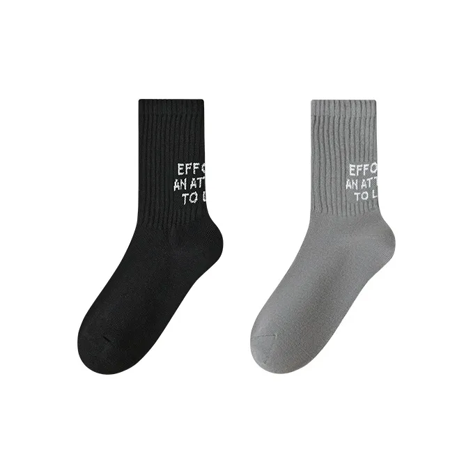 PLANDOO Mid Calf Socks Unisex 2 Pack-6
