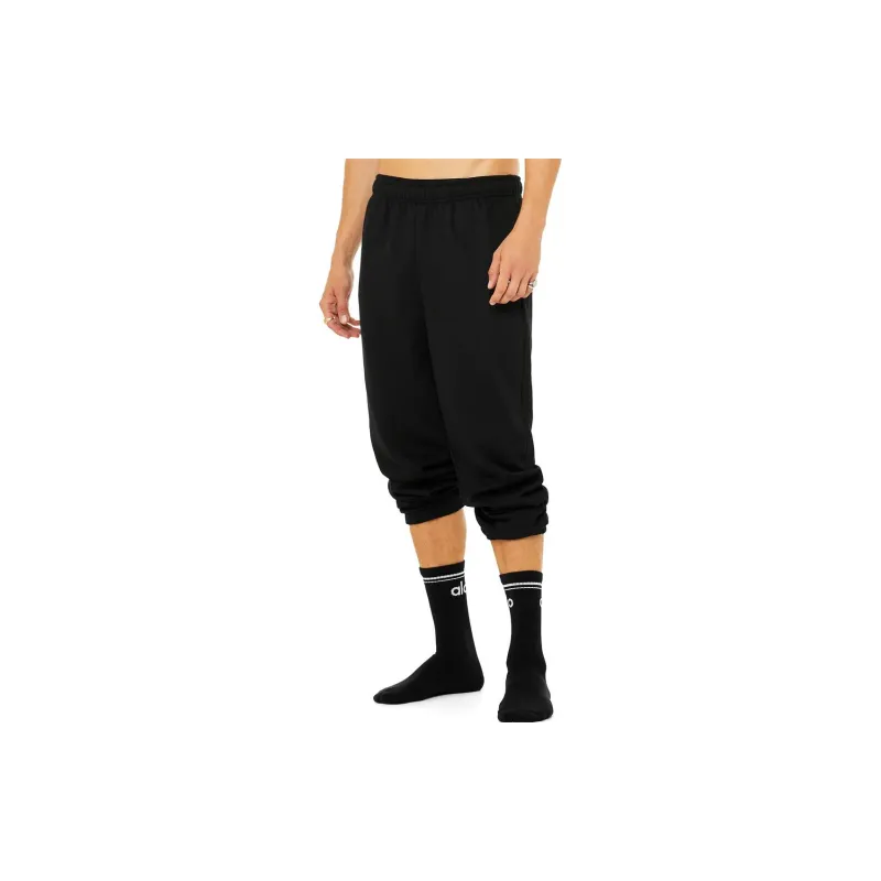Alo Yoga Knee-High Socks Unisex 1 Pack Black-2