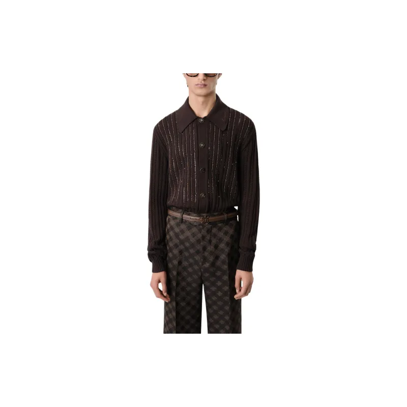 AMIRI FW24 Sweater Men's Dark Brown-1