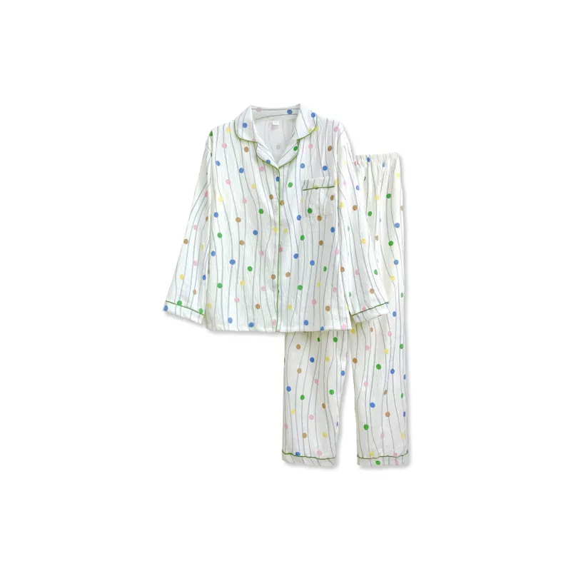 WANANNI Pajama Set Women's White-0