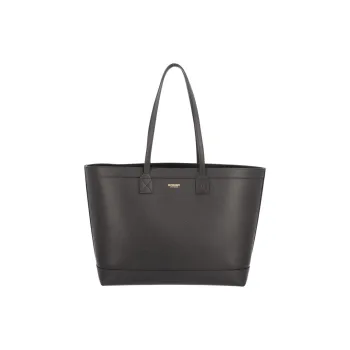 Burberry Leather Tote Bag Shopping Bag Handbag Shoulder Bag Women's Black