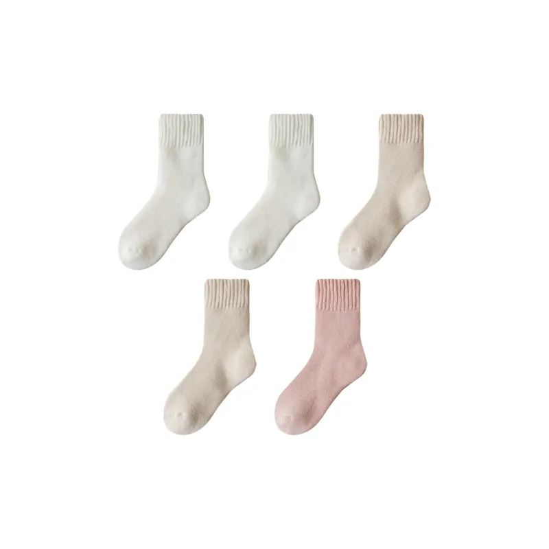 PLANDOO Mid Calf Socks Women's 5 Pack-5