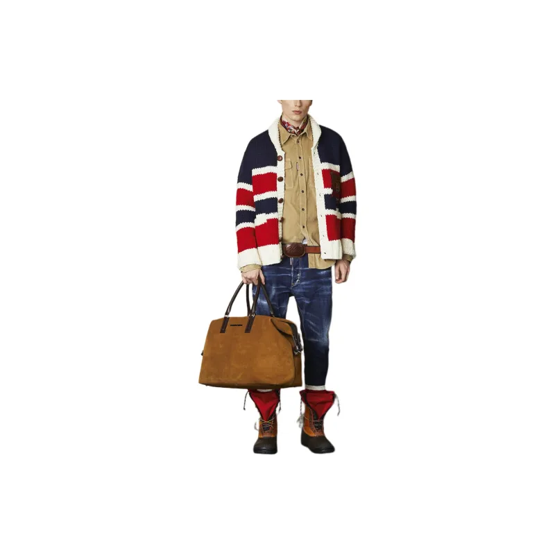 DSQUARED 2 Striped Knit Cardigan-3