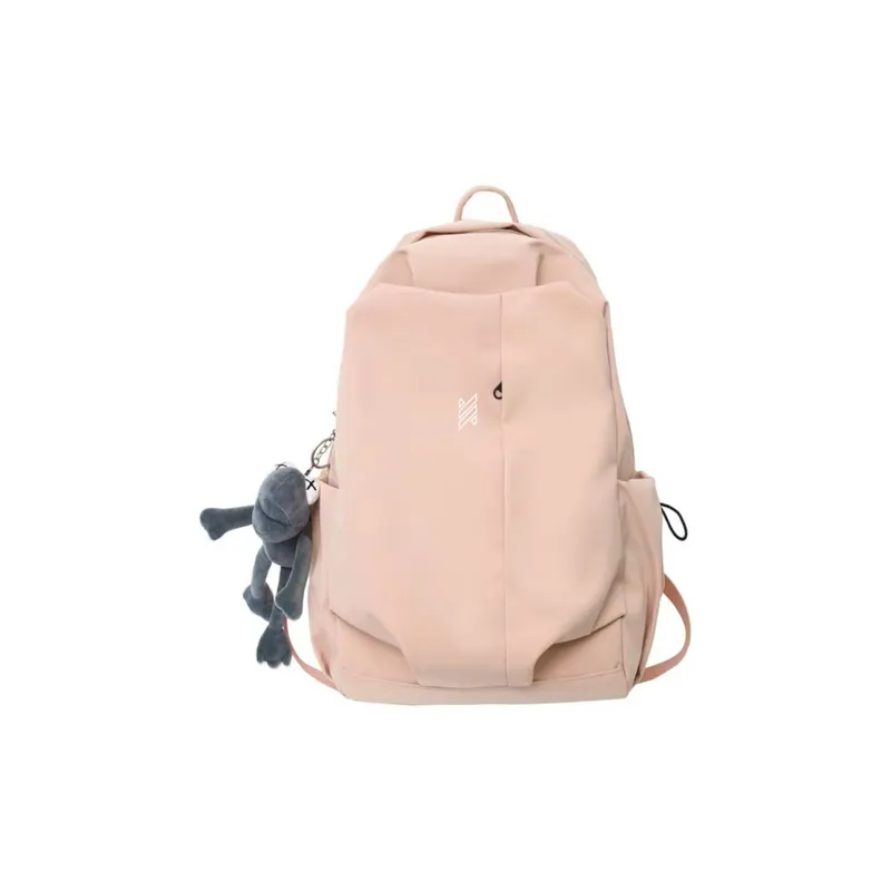 NOMK Oxford Laptop Bag Backpack Unisex Black/White/Gray/Pink/Green/Red-22
