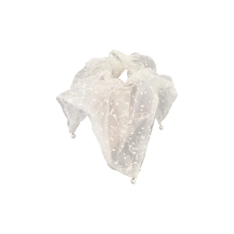 WEST ISLAND Silk Chiffon Hair Tie Unisex-0