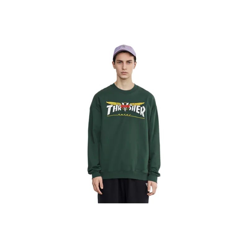 Thrasher Sweatshirt US Version Unisex Green-2
