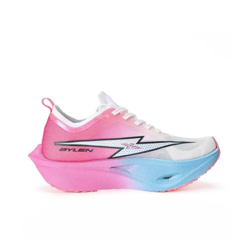 BYLEN Cushioning, Slip Resistant, Rebound Low Top Casual Running Shoes Unisex Pink Luck At The Forehead-3
