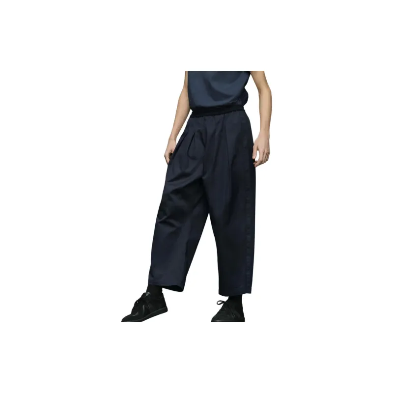 Maison Margiela Pleated Loose Fit Cropped Pants-4
