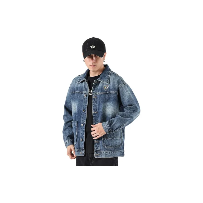 SUNDANCE Denim Jacket Men's Blue-3