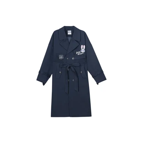 Snbl Trench Coats Women's Navy Blue