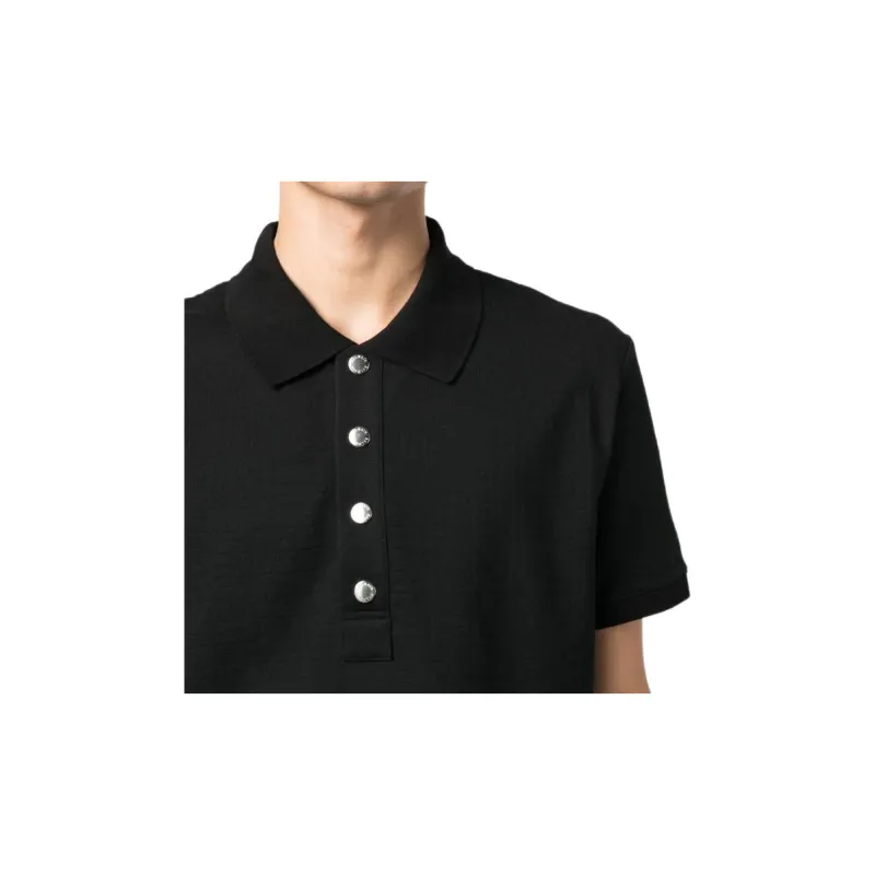 BALMAIN SS23 Polo Shirt Men's Black-6
