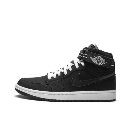 Air Jordan 1 Vintage Basketball Shoes Men High-Top Black