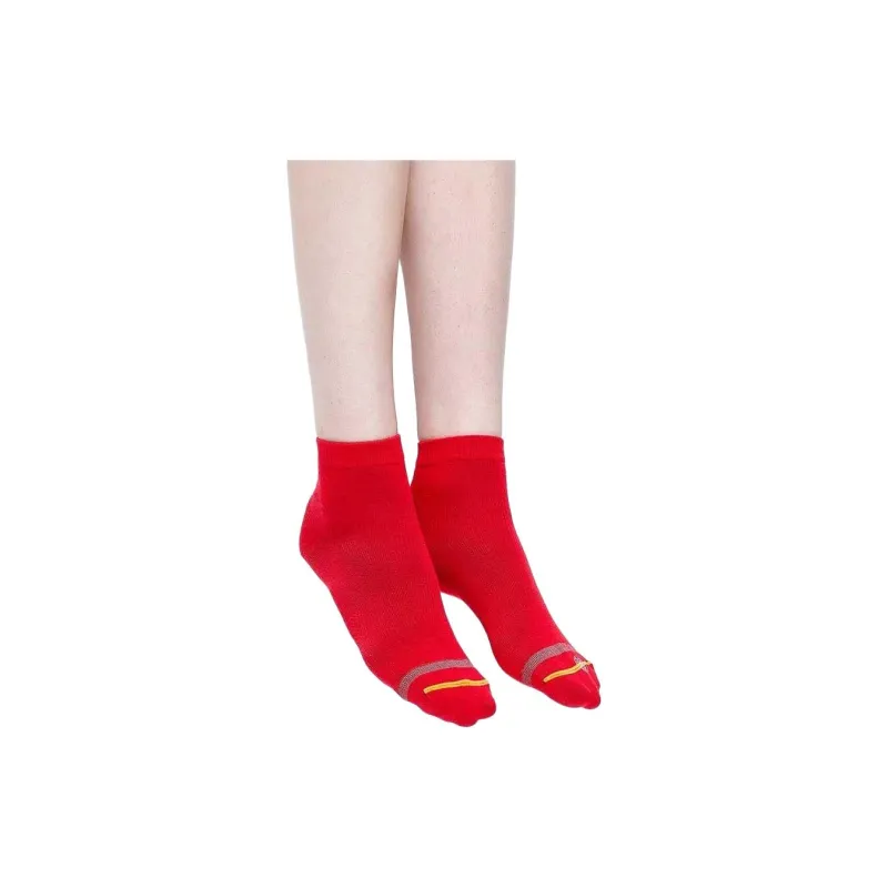 SUPIELD Mid Calf Socks Unisex 1 Pack Red-1