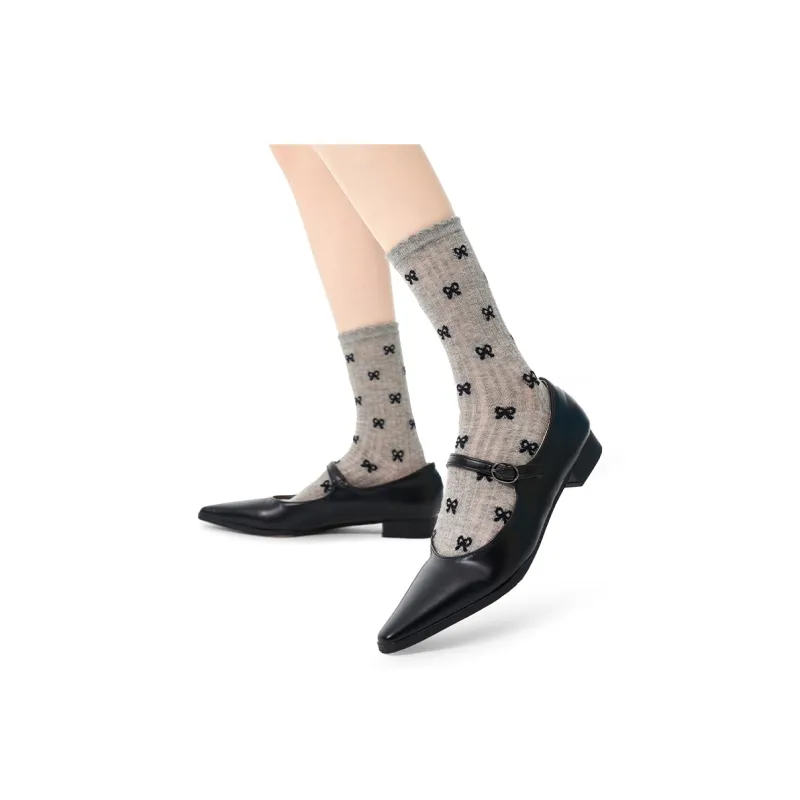 Primeet Mid Calf Socks Spring And Summer Women's Single Pack-30