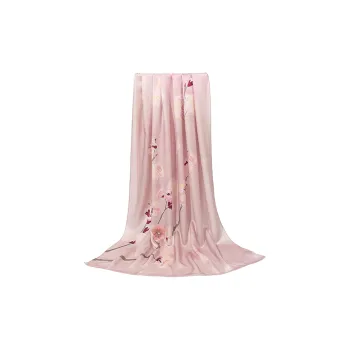 Shanghai Story 100% Mulberry Silk Silk Scarves Women's Crape Myrtle Snow Pride Gift Box Set