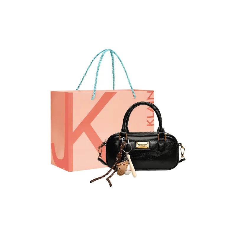 JANE KLAIN Synthetic Leather Crossbody Handbags Regular Women's Black/Coffee-0