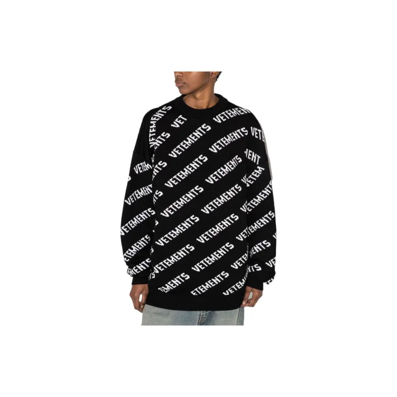 Vetements Sweaters Men Black-3