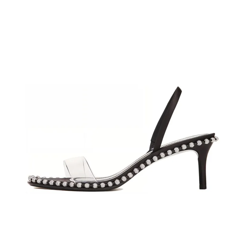 Alexander Wang Nova One Strap Sandals Women's Black-0