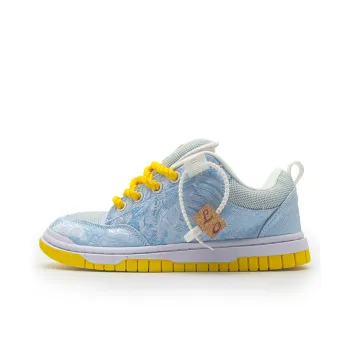 SUPSTORM Skateboard Shoes Unisex Low Top Blue/Yellow