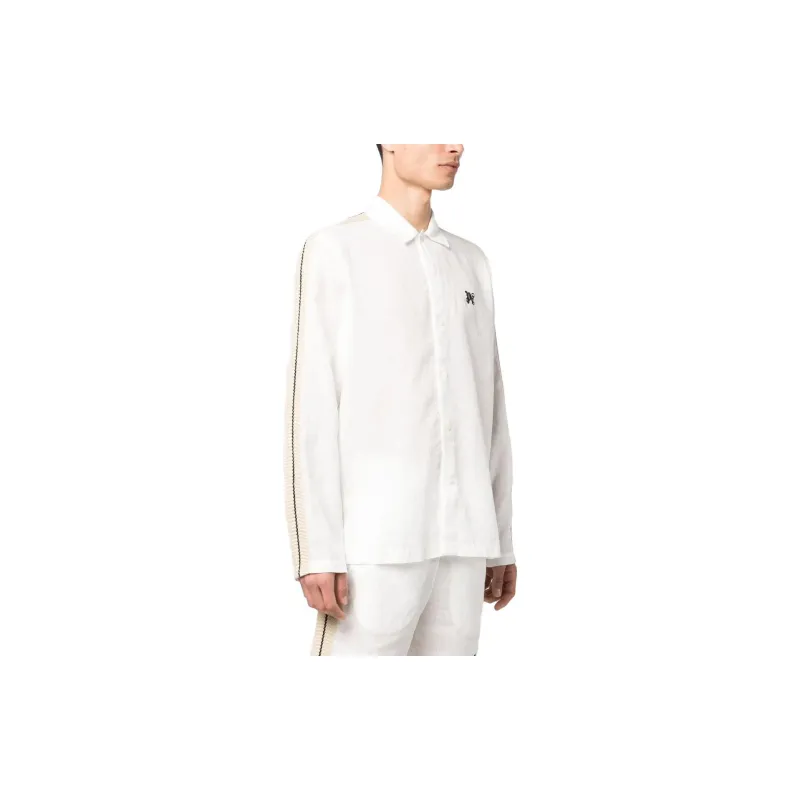 PALM ANGELS Pa Monogram Printed Long Sleeved Shirt-3