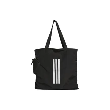 Adidas Recycled Polyester Tote Bag Shopping Bag Handbag Shoulder Bag Regular Unisex Black