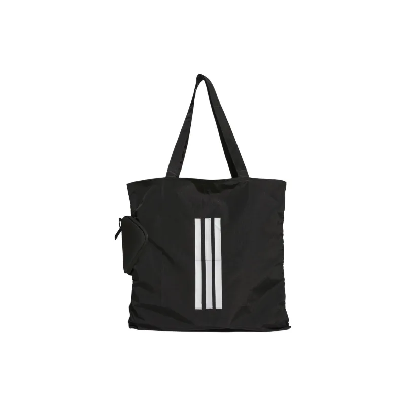 Adidas Recycled Polyester Tote Bag Shopping Bag Handbag Shoulder Bag Regular Unisex Black-0