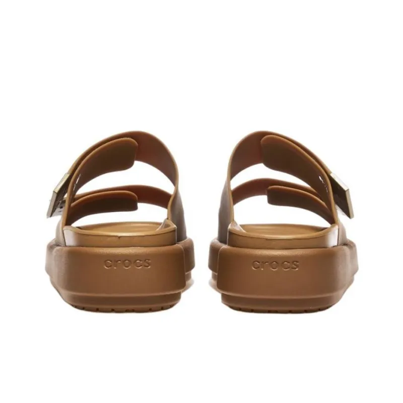 Crocs Abrasion-Resistant Slide Slippers Unisex Brown-4