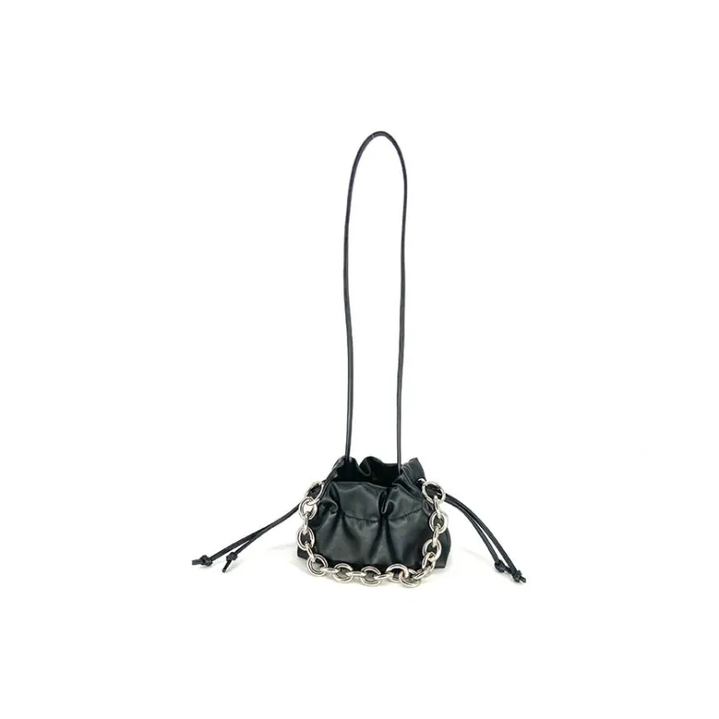 MUYSO Eco Friendly Recycled Leather Handbag Shoulder Bag Regular Women's Black-1