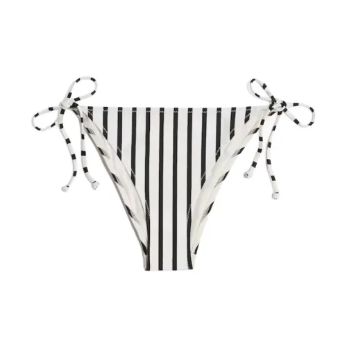 H&M Swimming Shorts Women's Black/White Stripes