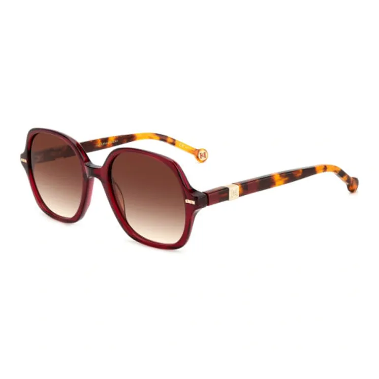 CarolinaHerrera Plastic Square Sunglasses Women's Brown-0