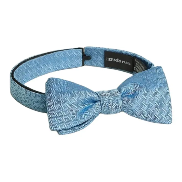 HERMES Silk Bow Tie Men's Multicolor-1