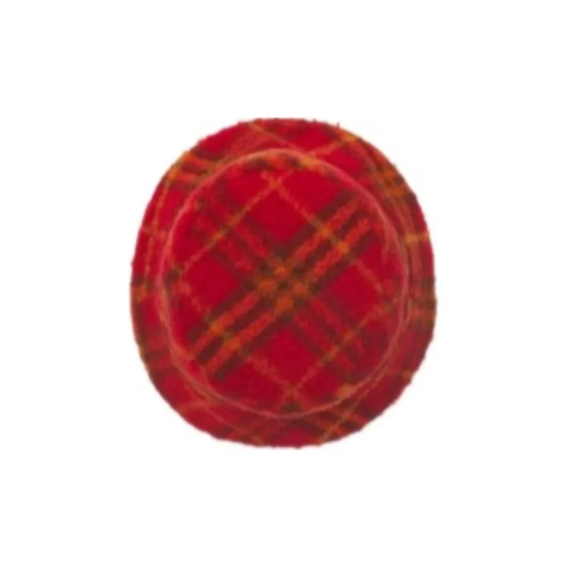 Burberry Polyester Wool Fibers Bucket Hats Unisex Red/Black-1
