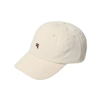 FILA Corduroy Baseball Caps Unisex White