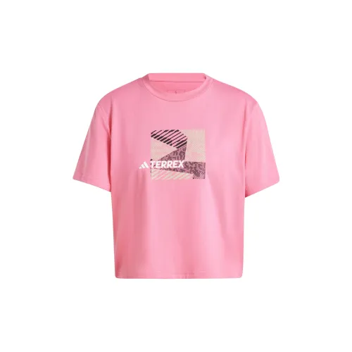 Adidas Performance T-Shirts Women's Pink