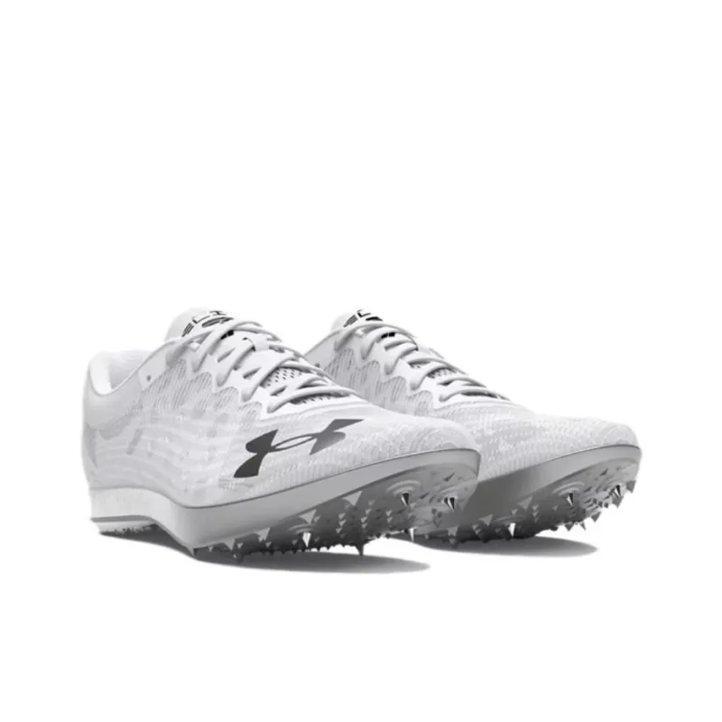 Under Armour Shakedown Elite 2 Abrasion Resistant Breathable Low Top Training Running Shoes Unisex White Silver-2