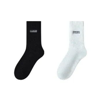 PLANDOO Mid-Calf Socks Unisex 2 Pack