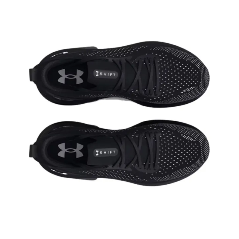 Under Armour Shift Anti Slip Wear Resistant Low Top Running Shoes Men's Black-3