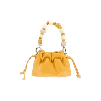 MUYSO Eco Friendly Recycled Leather Crossbody One Shoulder Handbag Regular Women's Yellow