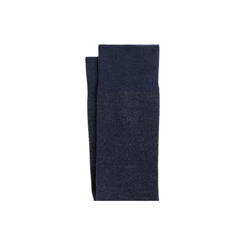 Polo Ralph Lauren SS24 Knee-High Socks Men's 1 Pack Dark Blue-1