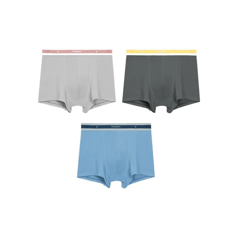 Red Bean Underpants Men's 3 Pack-4