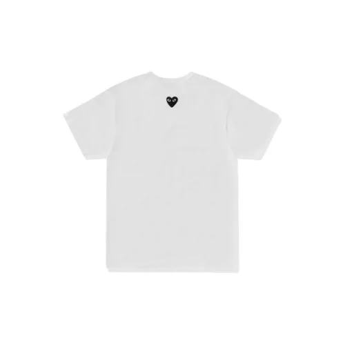 CDG Play T-Shirts Unisex White