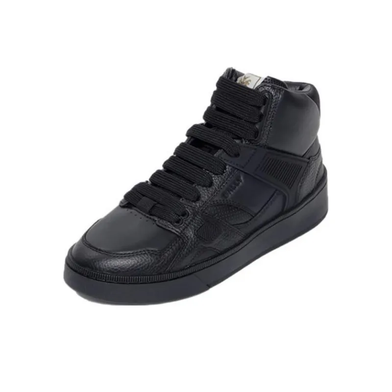 BALLY High Top Skateboard Shoes Men's Black-2