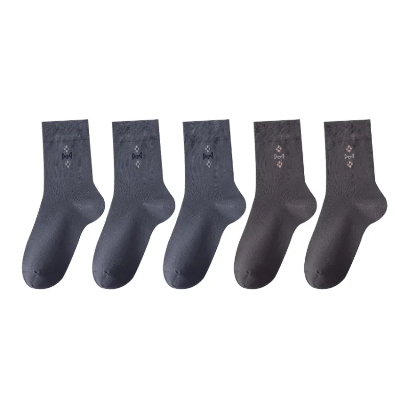 MIIOW Mid Calf Socks Men's 5 Pack-12