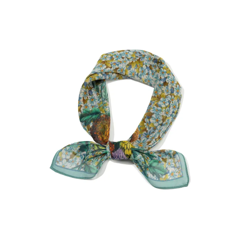 Shanghai Story 100% Mulberry Silk Silk Scarves Women's Ethereal Beauty Shadow Gift Box Set-21