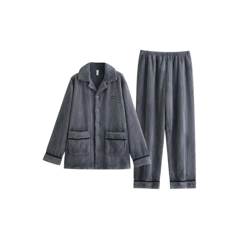 X-QINGE Men Pajama Sets-1