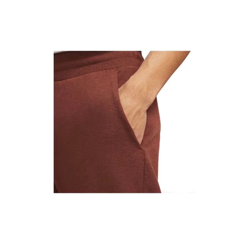 Nike Knitted Sports Pants Men's Brown Red-4
